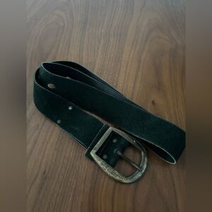 Green‎ Suede Belt, 34”
